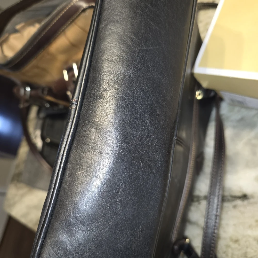 Dooney & Bourke Black Leather - Picture 4 of 5